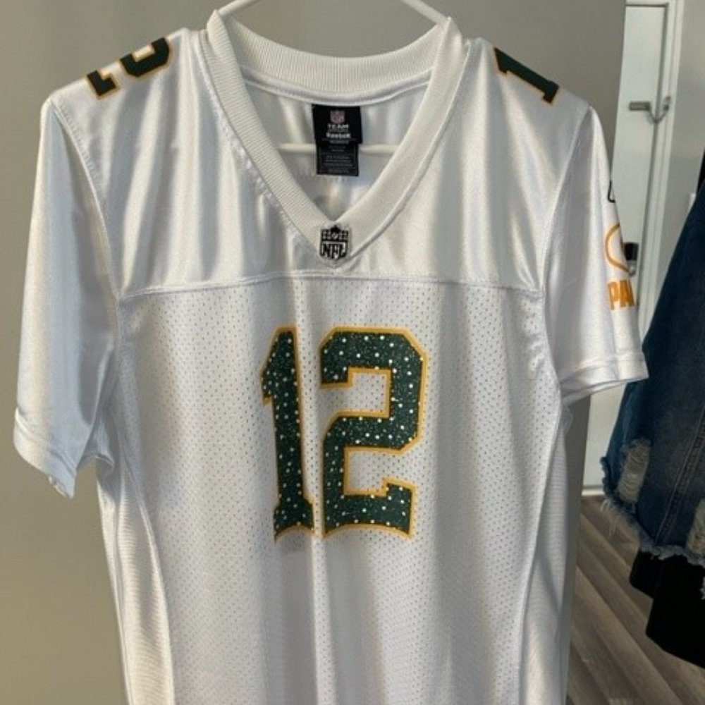 Aaron Rodgers - Green Bay - Ladies White Jersey Fit